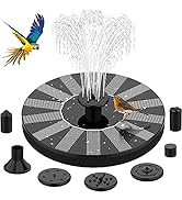 FACULX Solar Wasserpumpe 6W - Teichpumpe Mit Filter Für Garten