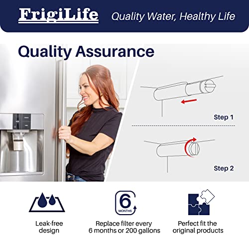 Image of RWF5800A Refrigerator Water Filter Replacement for Frigidaire EPTWFU01 EWF02 Pure Source Ultra II, PureSource Ultra 2, SCWFTCTO, GP006, EPTWFUO1, MR022, JO22, BO022, TH-01, DE022, 1007 2PACK