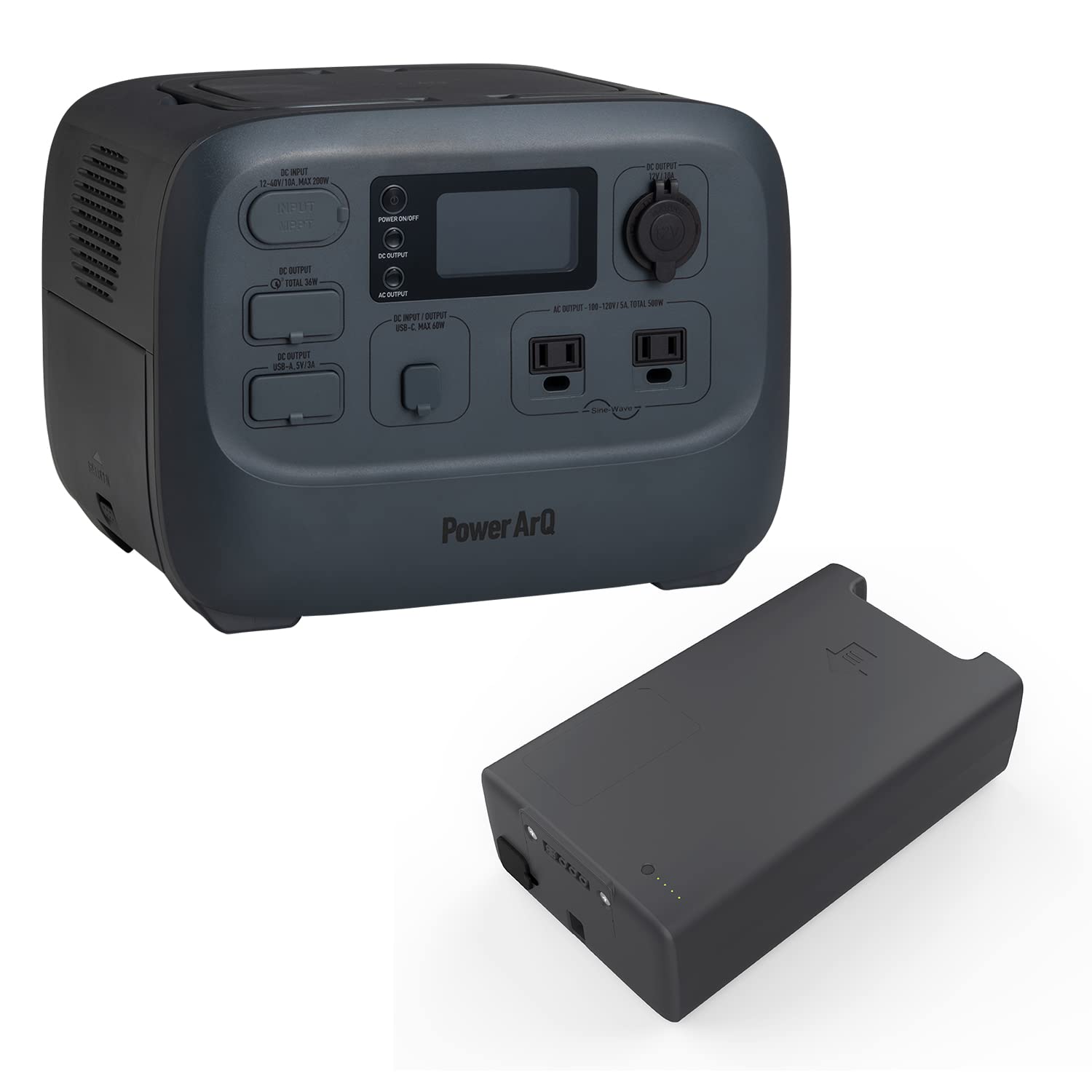 Amazon.co.jp: SmartTap ポータブル電源 PowerArQ3 チャコール 1110Wh