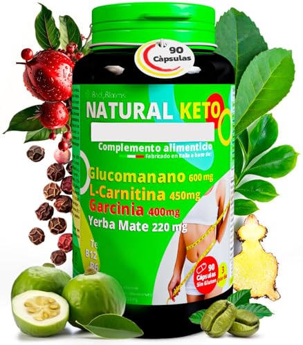 NATURALKETO | 90 Pastillas con Garcinia cambogia, l carnitina, guarana