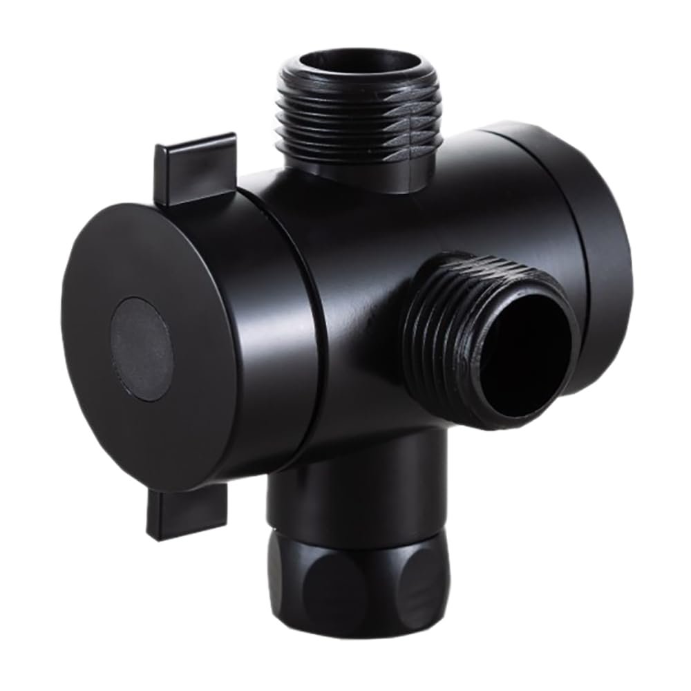 Shower Diverter Shower Adapter Diverter Three-Way Water Distributor 4-Way Conversion Valve 3-Way Diverter Valve Shower Distributor Shower Valve Tap Diverter Valve for Kitchen Bathroom Shower System,