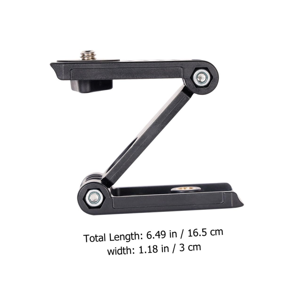 CONGARTENO Z-Shaped Flexible Phone Holder Cell Phone Tripod Camera Mounting Bracket for Desk Multi-Angle Use