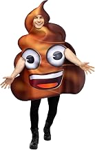 Funidelia | Emoji Costume Poop for Women and Men Emoticon, Whatsapp, Original & Fun – Adult Costume and Accessories for Parties, Carnival and Halloween – Brown