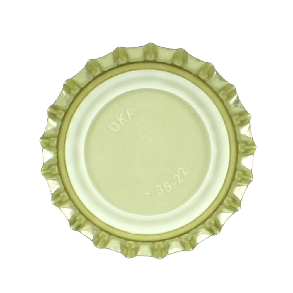 Dekohelden24 1000 Tapones de Metal para Botellas estándar, aptas para Alimentos, en Plata, estándar