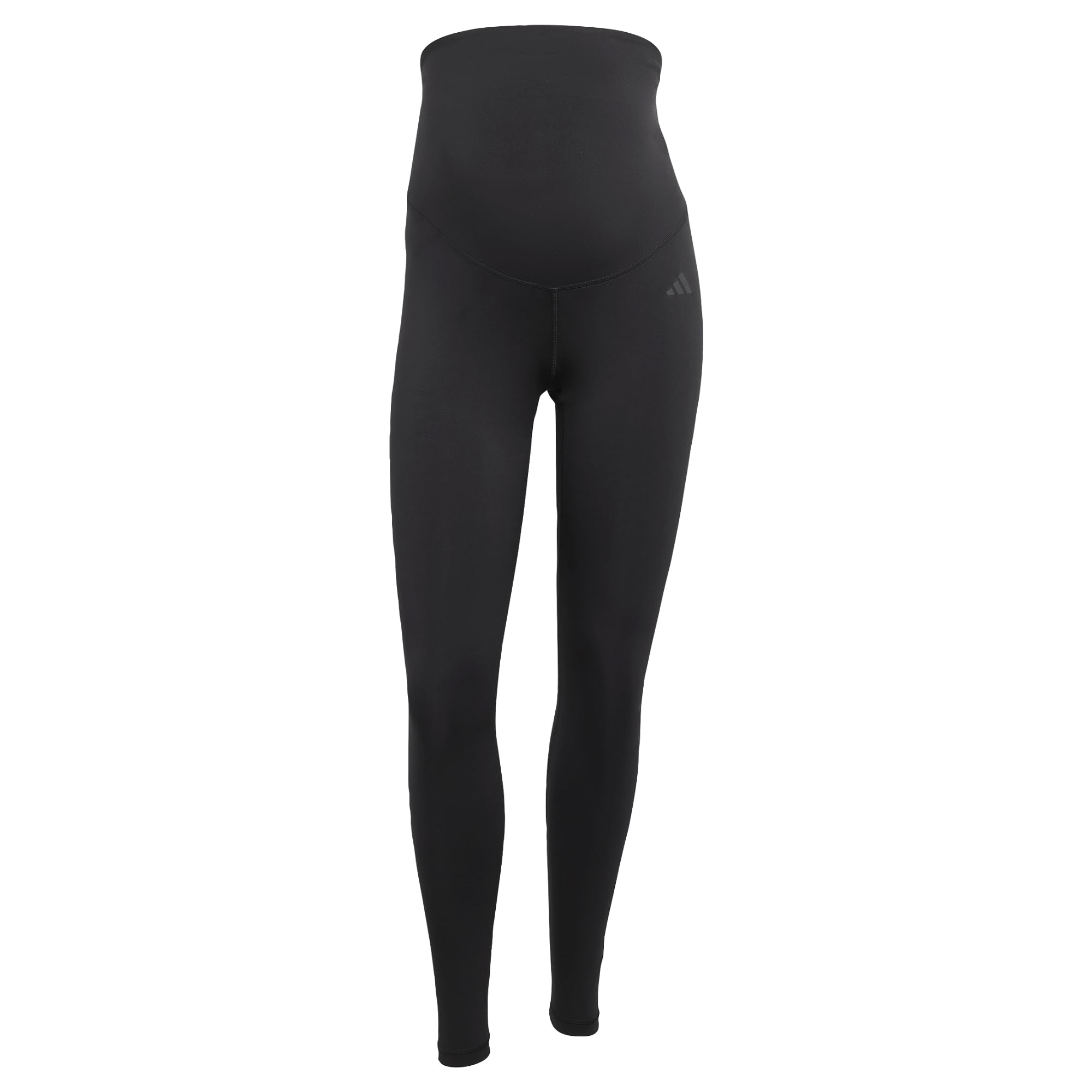 adidas Women's Optime Essentials Workout Full Length Leggings Maternity Tights, black, XXL