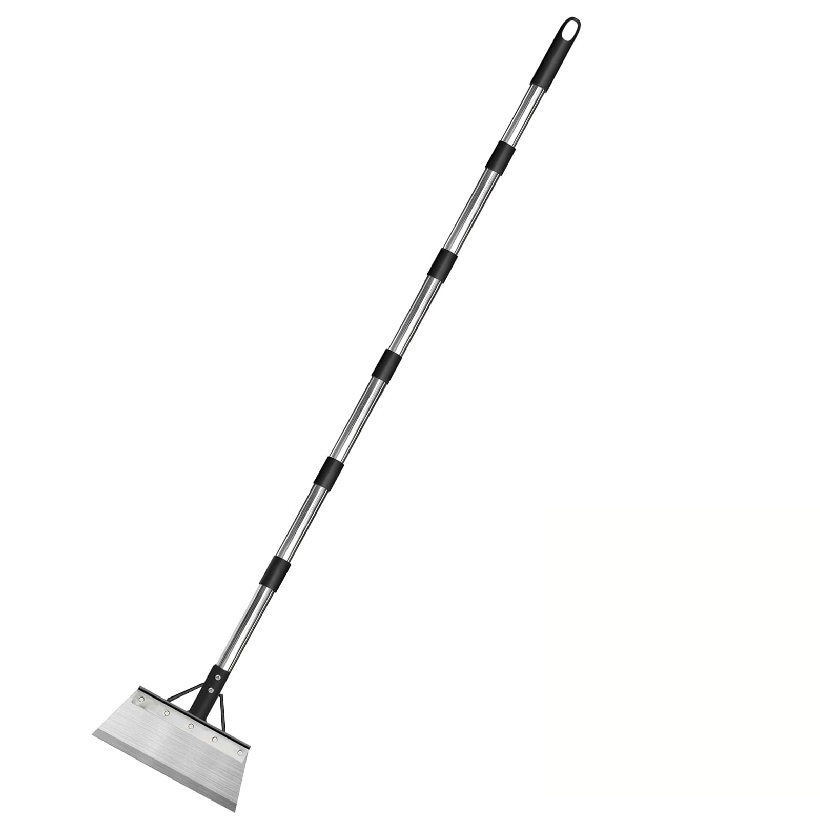 Aartner Cleaning Shovel, Multifunctional Garden Scraper Heavy Duty, Moss Remover Tool with Adjustable Long Handle 160/230cm, Large Flat Blade for Weeding, Scraping, Ice Removal (230cm)