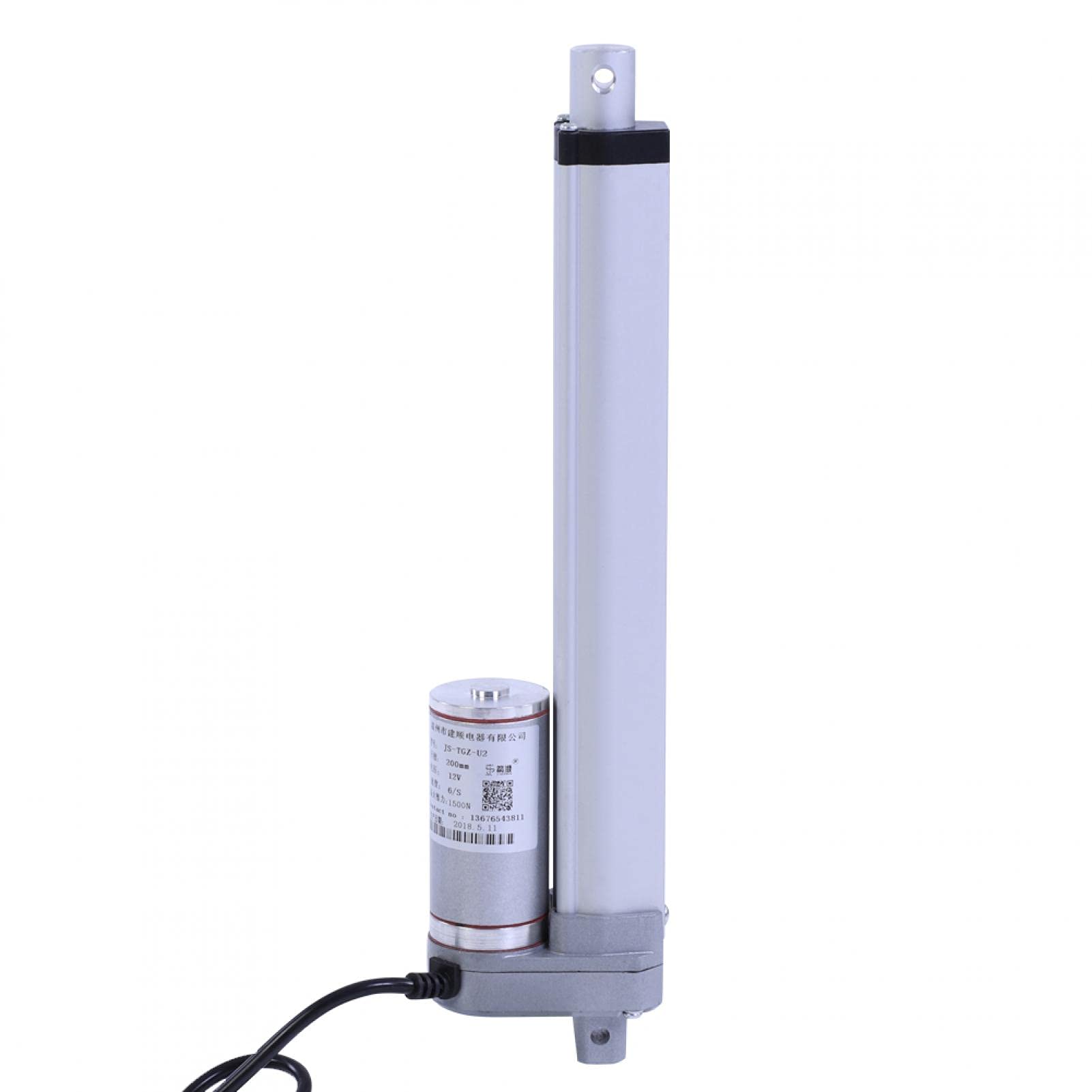 Buy Linear Actuator Electric Motor, 12V Force 1500N Stroke 200750mm