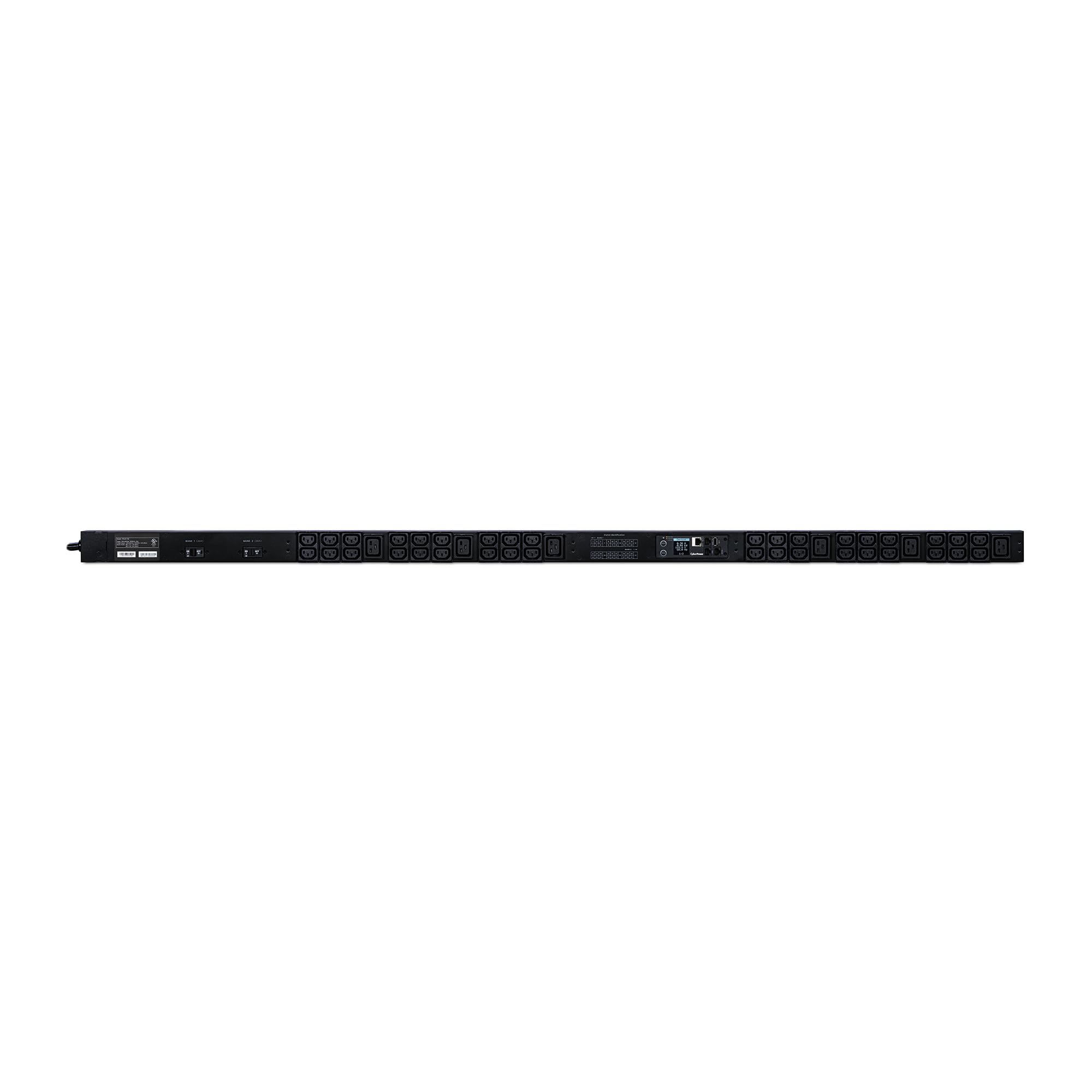 CyberPower PDU31106 Monitored PDU, 200-240V / 30A, 42 Outlets, 0U Rackmount