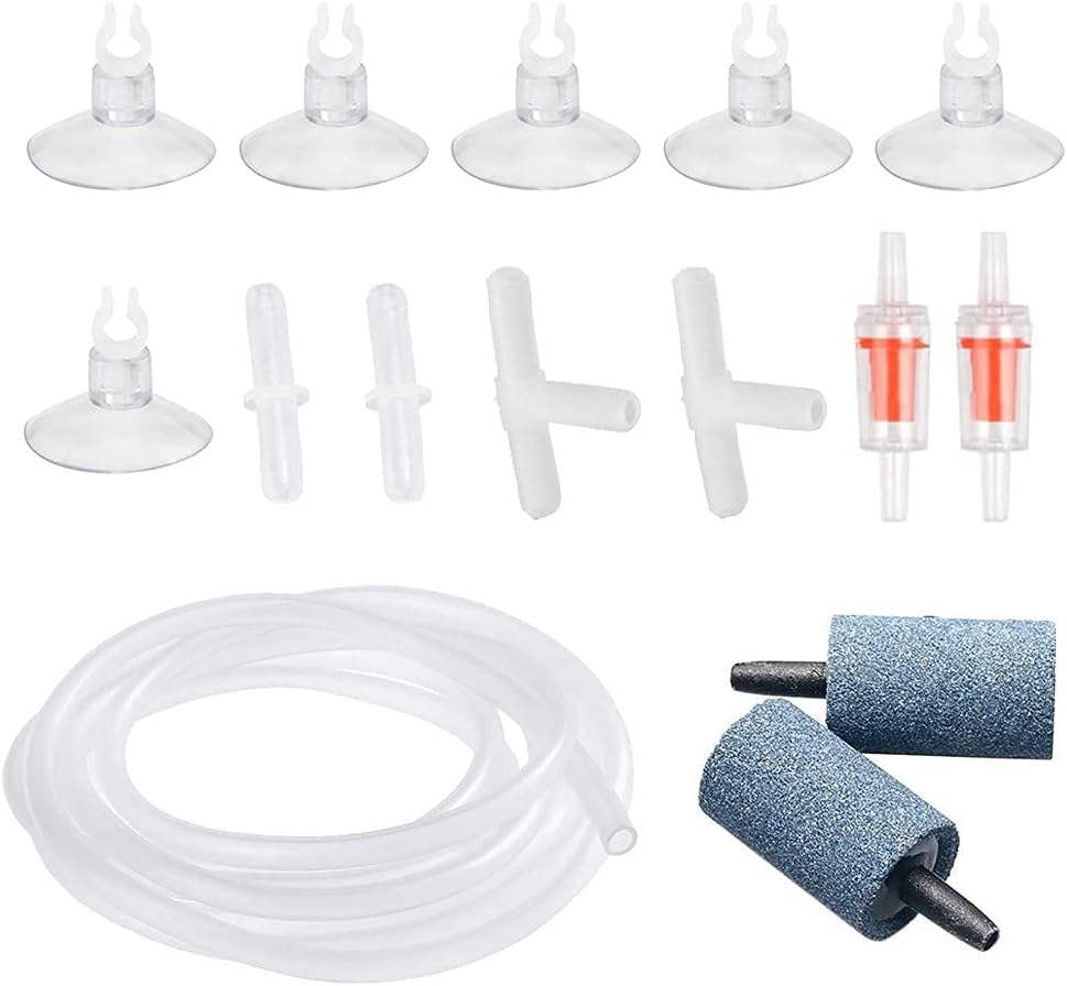 15個 セット エアストーン エアーチューブ 酸素チューブ バルブストーン 水槽 吸盤 ソフトチューブ エアバルブ 細かい泡 エアポンプ アクセサリー 最大70 オフ