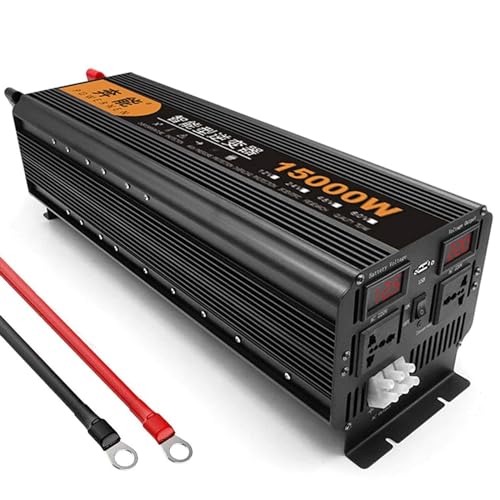 Image of WAUFSBBAE Pure Sine Wave Power Inverter 3200W 4000W 5000W 6000W 8000W 9000W 12000W 15000W Peak DC 12V/24V to AC 240V(24v,15000W)