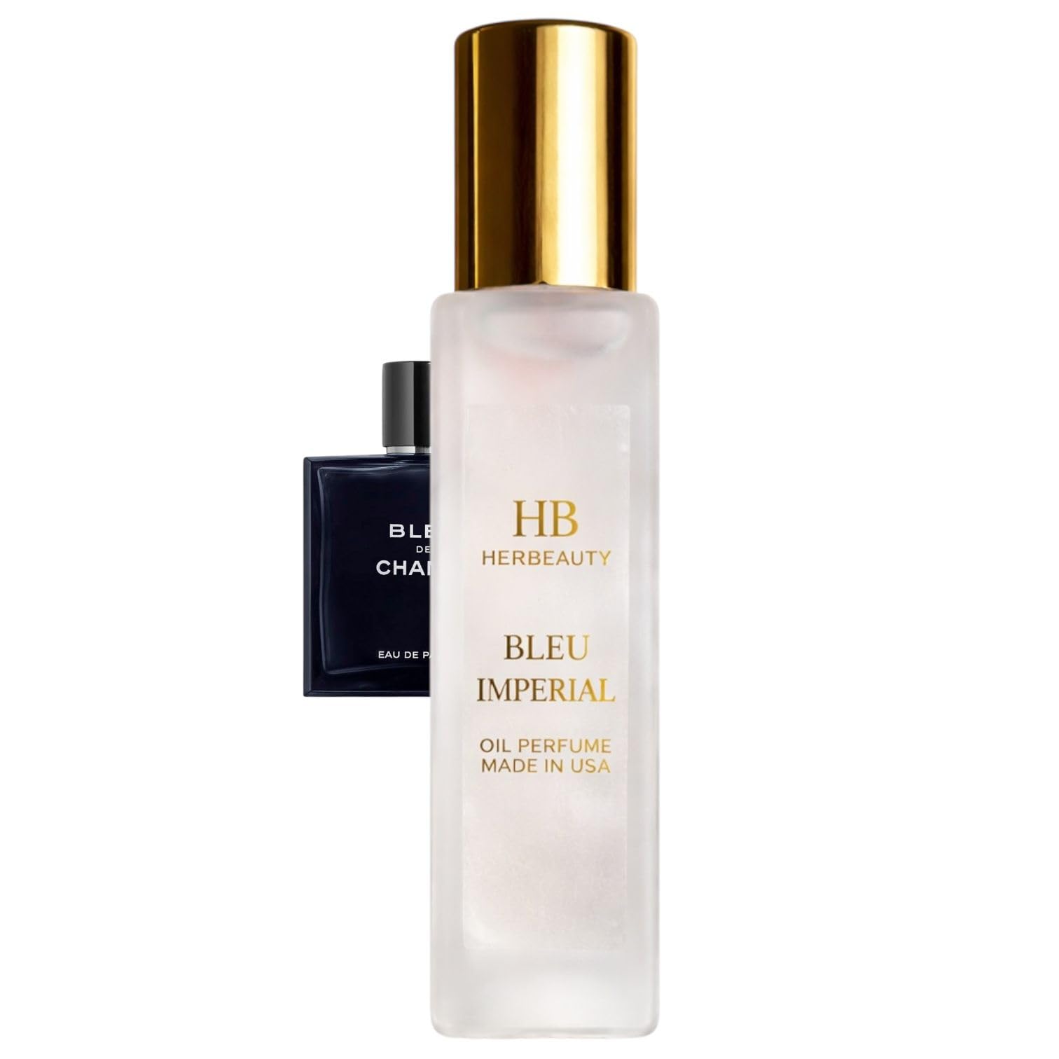 Mens Oil-Based Cologne Roll-On Inspired Fragrance Oils Long Lasting Alcohol Free Travel Size Bleu Imperial
