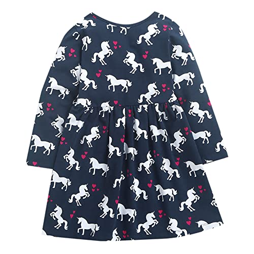 Image of Hopscotch Girls Full-Sleeve Animal Print Casual Midi Dress