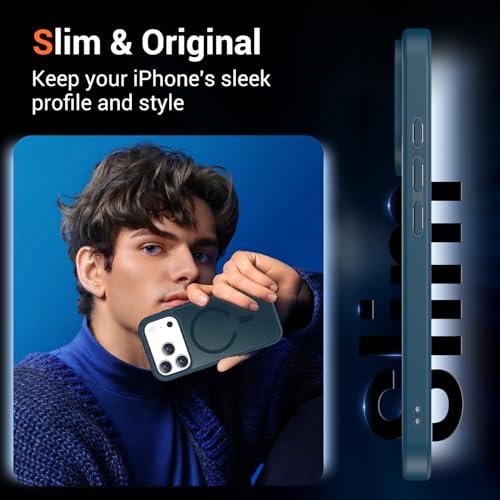 Image of Temdan Running Armband for iPhone 17 Pro Case,Drak Blue