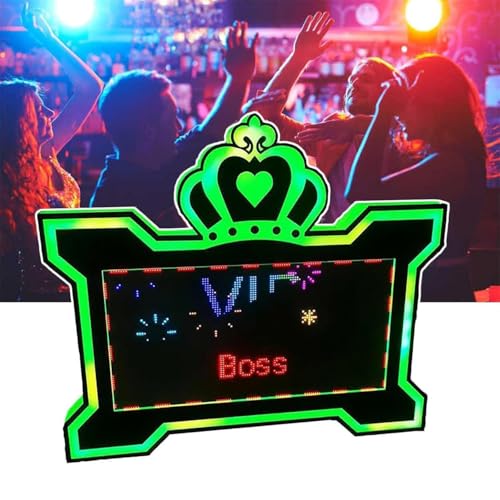 Presentador Botellas Led Programable, Letreros Servicio Botellas Para Discotecas, Tablero De Mensajes Con Logotipo Led, Presentador De Botellas Con Letras Led Para Bodas,BigScreen