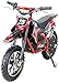 Produktbild Actionbikes Motors Kinder Mini Elektro Crossbike Gepard  Watt | 36 Volt - 25 Km/h - Scheibenbremsen - 3 Geschwindigkeitsstufen - Pocket Bike - Motorrad - Motocross - Dirtbike - Enduro - (Rot)