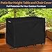 Loenel Outdoor Bar Covers Waterproof, Tall Bar Height Patio Table Covers for Outdoor Furniture Rectangular 60