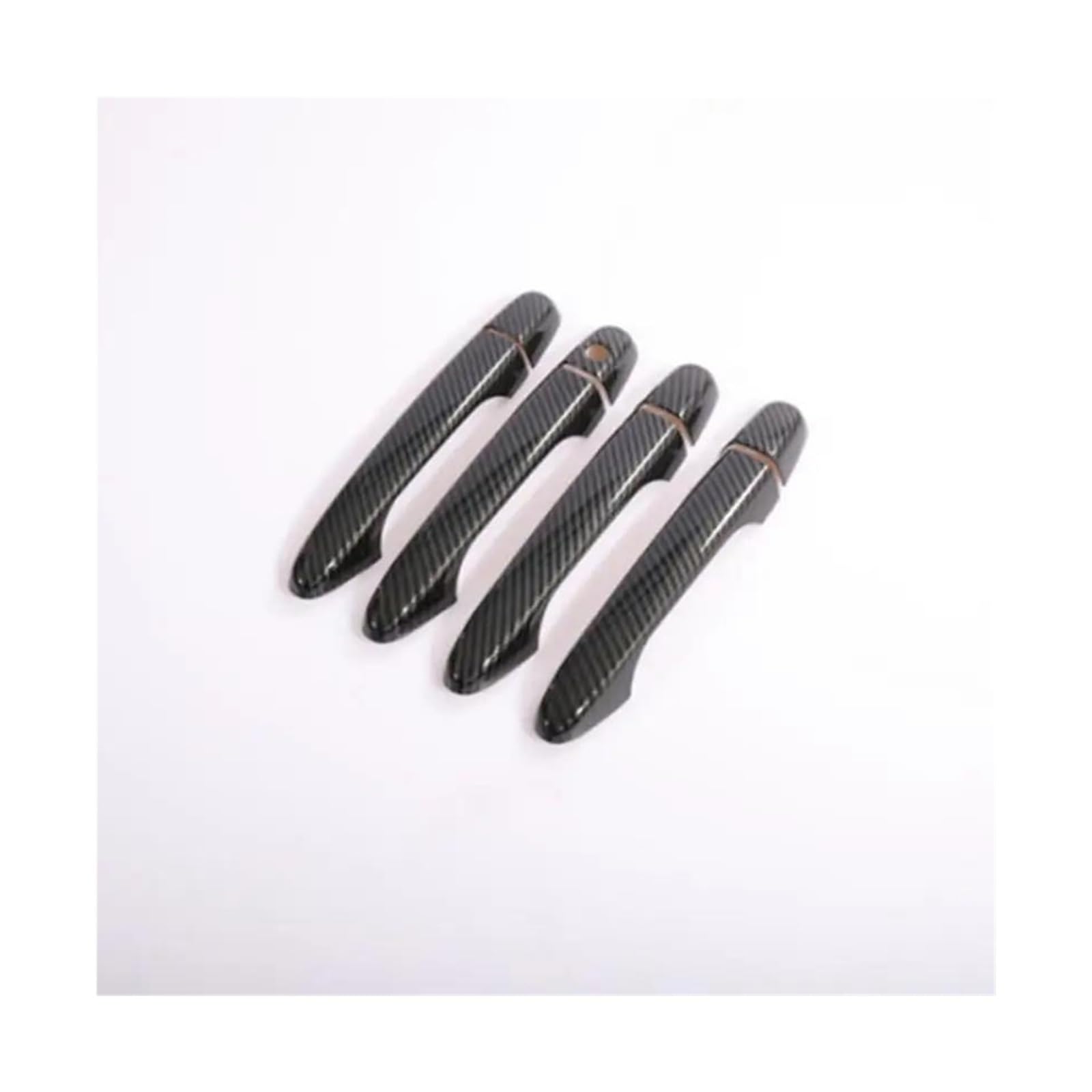 NVNZMFPPW Exterior Door Handle Covers for CR-V CRV/for Civic 2016 2012 2013 2014 2015 ABS Chrome Trim Car Accessories Styling(Carbon Texture2)