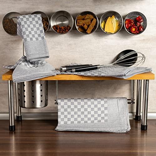 Müskaan 10er Set Geschirrtücher 50x70cm, 100% Baumwolle, Rosé – 210 g/m², Küchenhandtücher, Grubentücher zum Putzen, Fusselfrei Geschirrhandtücher, Küchentücher saugstark, Geschirrtuch Rosa