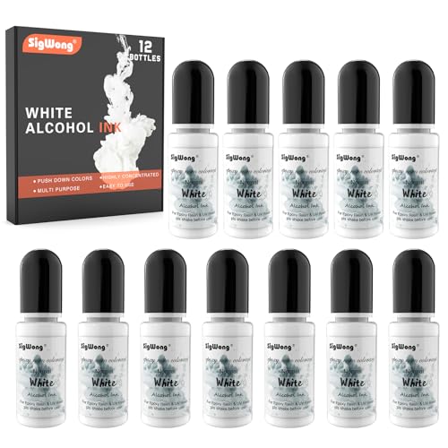 SigWong White Alcohol Ink Set