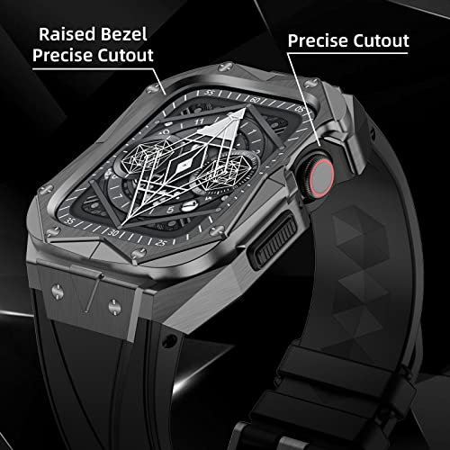 Mod kit Apple Watch métal antichoc pour protéger votre iwatch 45mm - 3