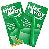 HICCAWAY Hiccup Straw - Stops Hiccups Naturally & Fast - As Seen On Shark Tank - Clinically Proven Relief for All Ages, Children & Adults - Safe, Lightweight, & Reusable (Green, 2 Pack)