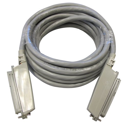 Allen Tel 25-3-PC-10-GY 25 Pair Telco Cable Assembly-One Female Connector/One Male Plug, 10 Foot