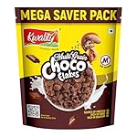 Kwality Choco Flakes 1.2 Kg | Crispy, Wholesome Cereal Made with Whole Wheat | Zero Maida and No Preservatives | Packed with Fiber, Protein