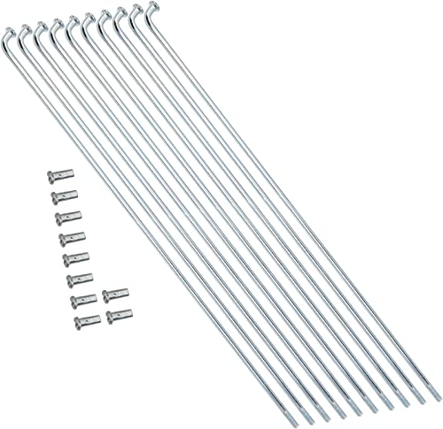 TRENDYBOY 12 rayons de vélo électrique de 2,3 mm 13G pièces de vélo électrique rayons de roue en acier inoxydable 304 rayons de vélo électriques (couleur : 130 mm) Cover