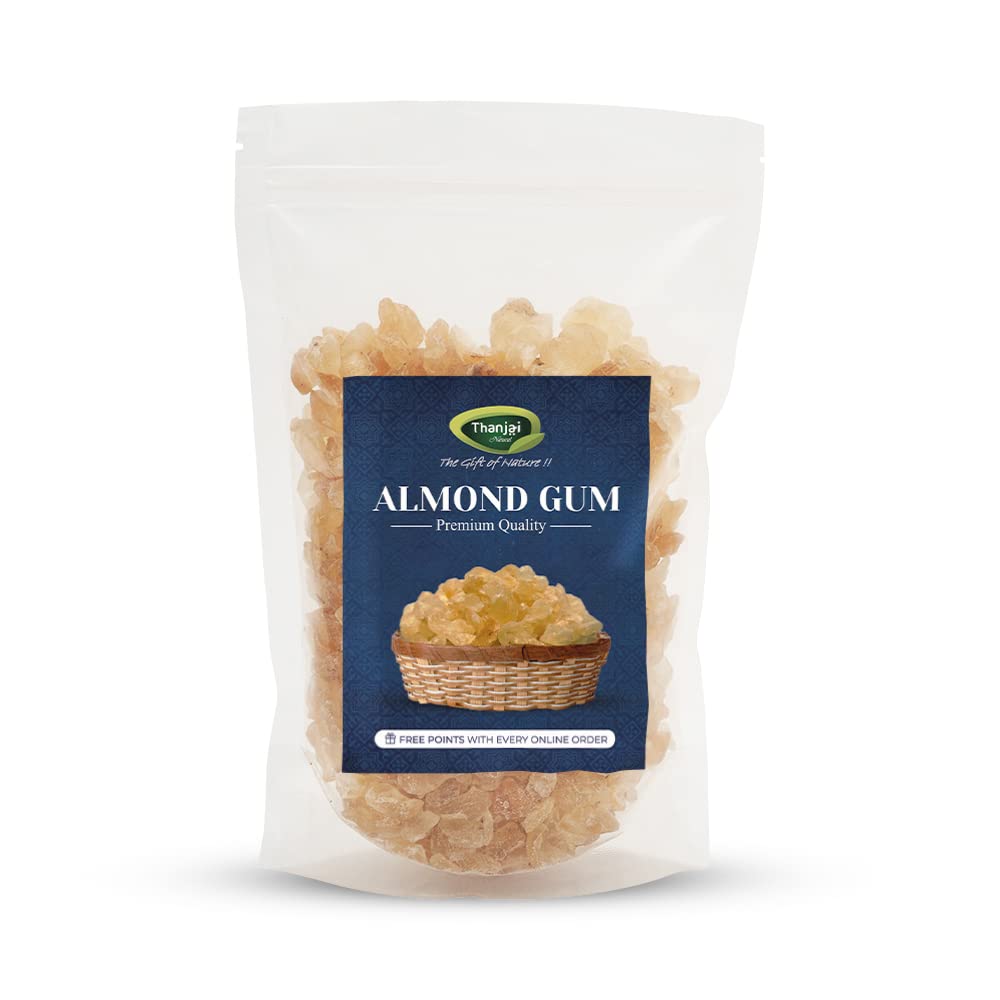 Thanjai Natural 250g Gond Katira | Tragacanth Gum | Almond Gum | Badam Pisin (1st Quality) - 250gm