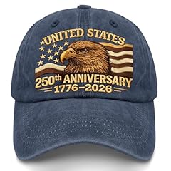 United States 250th Anniversary Hat, 1776-2026 American Eaglessnavy Blue5