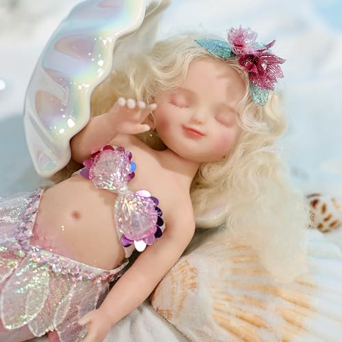 Muñeca bebé de silicona platino 10 pulgadas realista miniatura 1