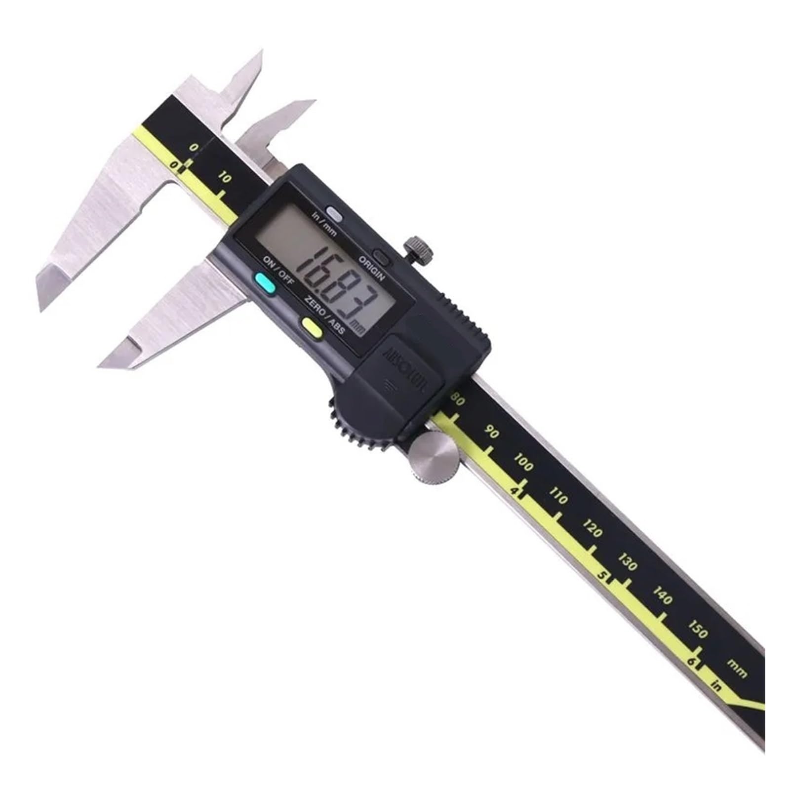 calibro digitale professionale Calibro digitale LCD Calibro a corsoio 6in8in12in 150mm 200mm 300mm Calibro elettronico Strumento di misurazione in acciaio inossidabile ( Color : 500-752-20(0-150mm) )