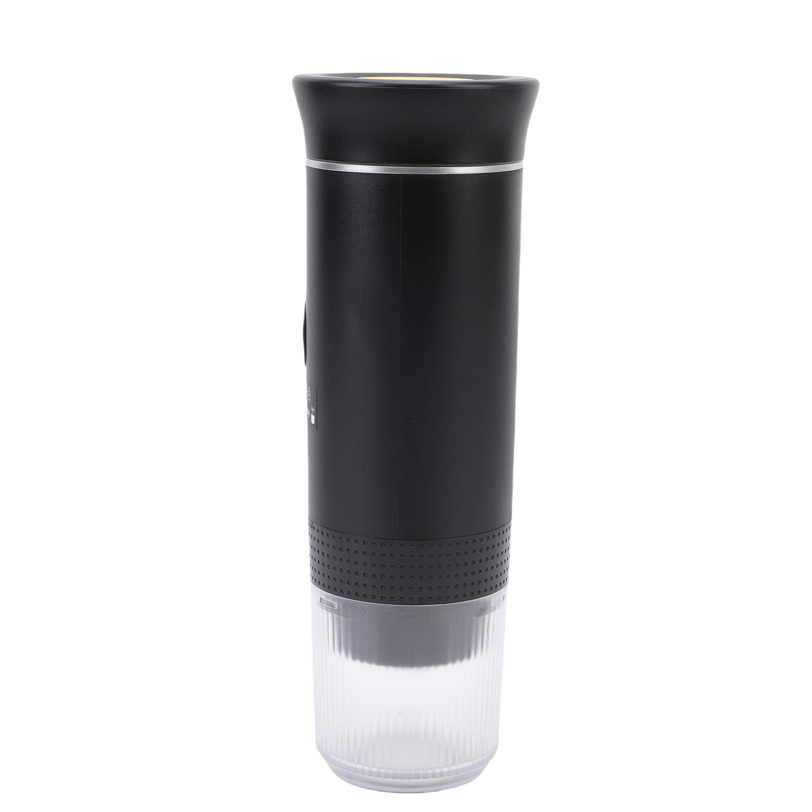 LiebeWH Caffettiera a Capsule Portatile Caffettiera Elettrica USB C Pressione 20 Bar Batteria 7500mAh 3 in 1 per Campeggio Ufficio Viaggi Caffè Macinato e Capsule (BLACK)