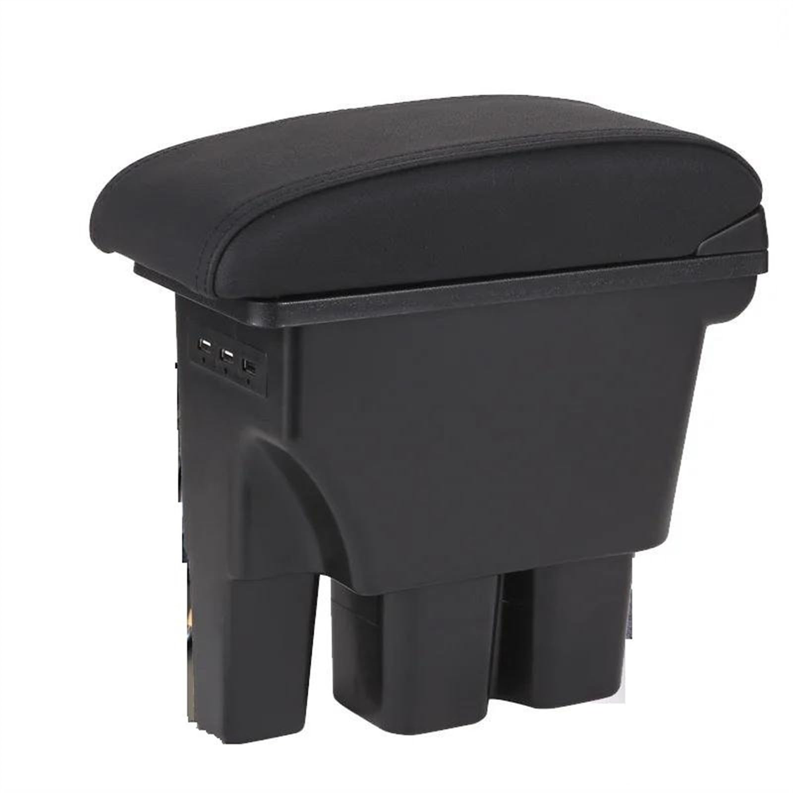 NOHEEU Car Armrest Box 2018-2022 Retrofit Parts Storage Interior Details Accessories For Jimny JB74(B2 black line Corium)