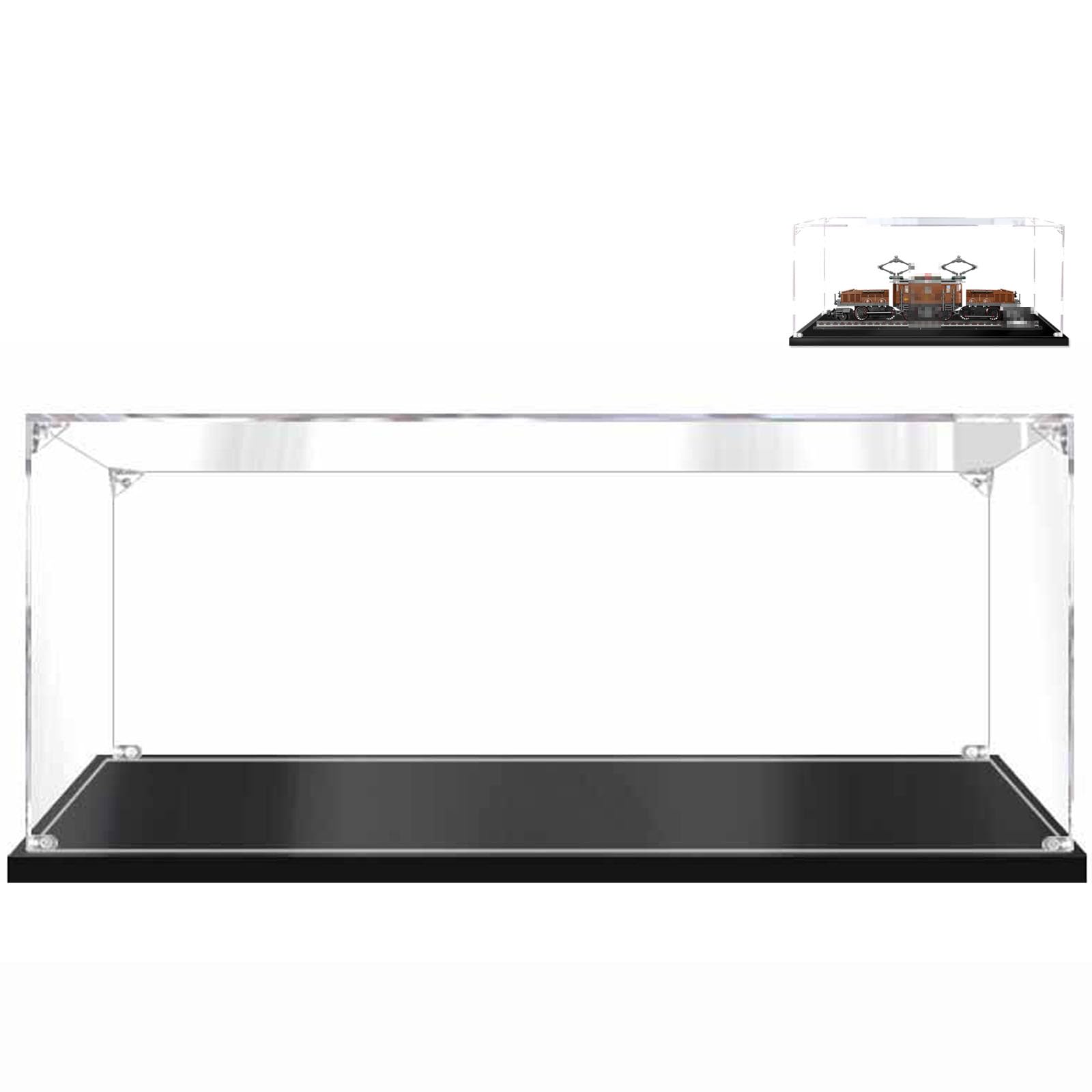Parfco Color Acrylic Display Case For #10277 Dustproof Clear Display Box Showcase For (#10277) (Building Block Model Is Not Included)(3Mm)
