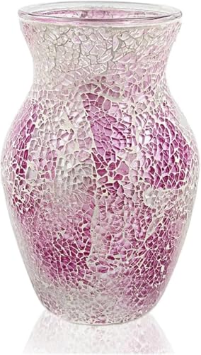 Vase en verre mosaïque décoration table salon et ornement style européen créatif