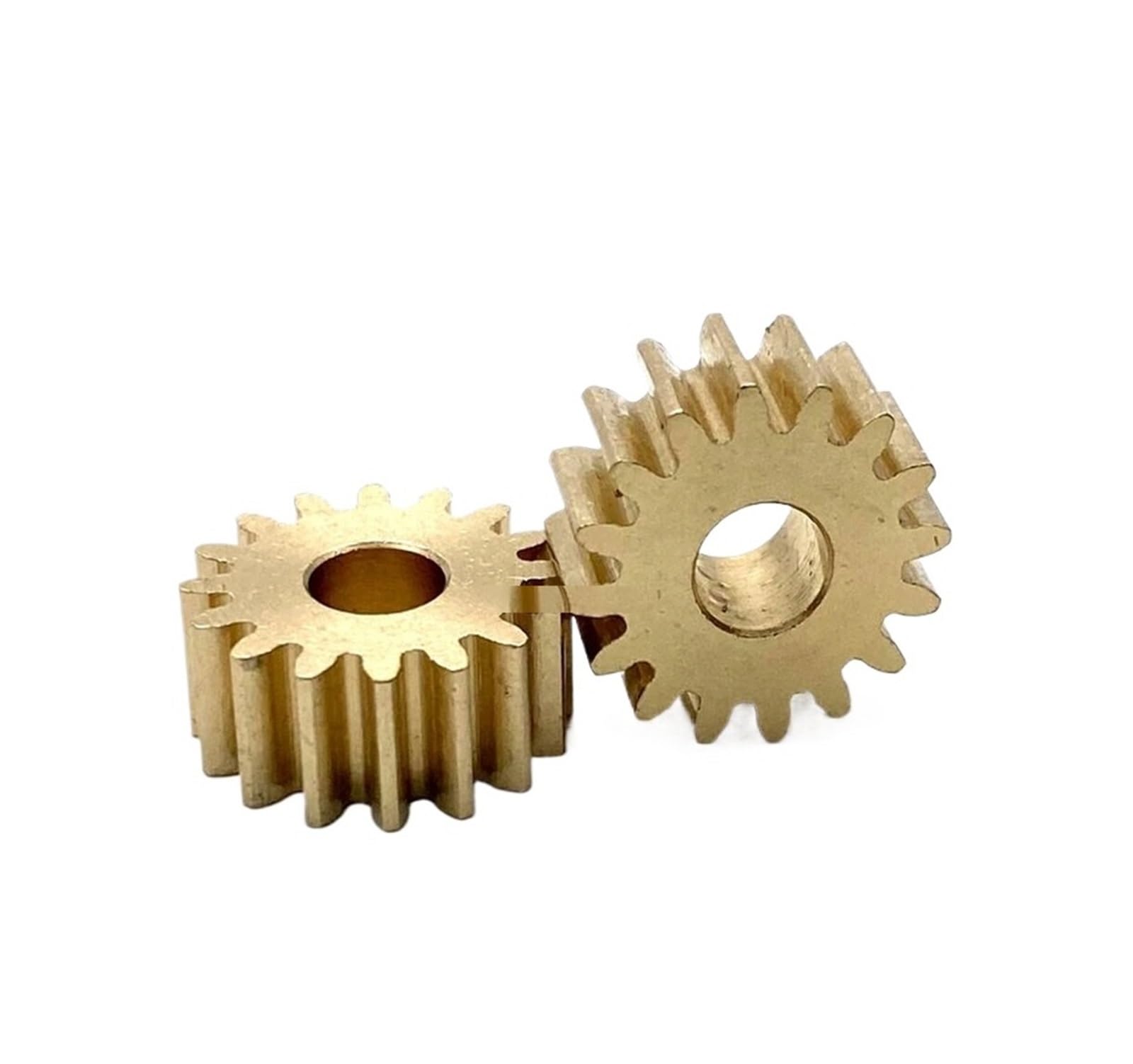 Bevel Gear Pinion Hardware Mechanical 2pcs 0.8M 10/12Teeth 3.98mm Copper Gear DIY Gear(10 Teeth-Thick 8mm)