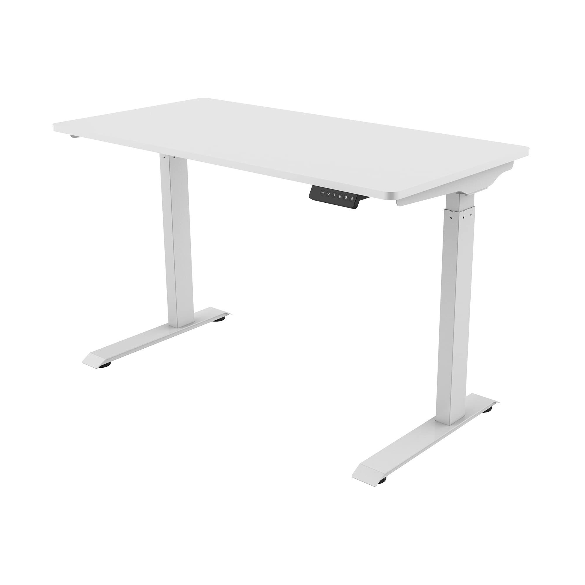 TygerClawTYDS130065WH Sit/Stand Desk, White