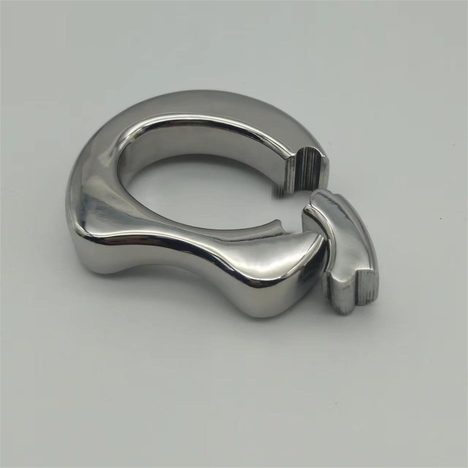 Edelstahl Hodenring Hodensack Anhänger CBT Ball Stretcher 6 Größen Metall Erotik Extra Schwer Hodensack Bondage Cockring Penis Hoden Stretching Übung Penisring Sexspielzeug für Männer