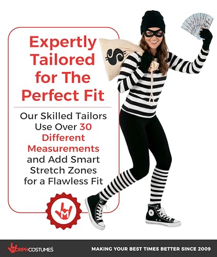 Morph costume voleuse en tissu extensible pour soirée thématique