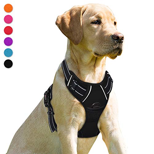 BARKBAY No Pull Dog Harness Front Clip Heavy Duty Reflective Easy Control Handle