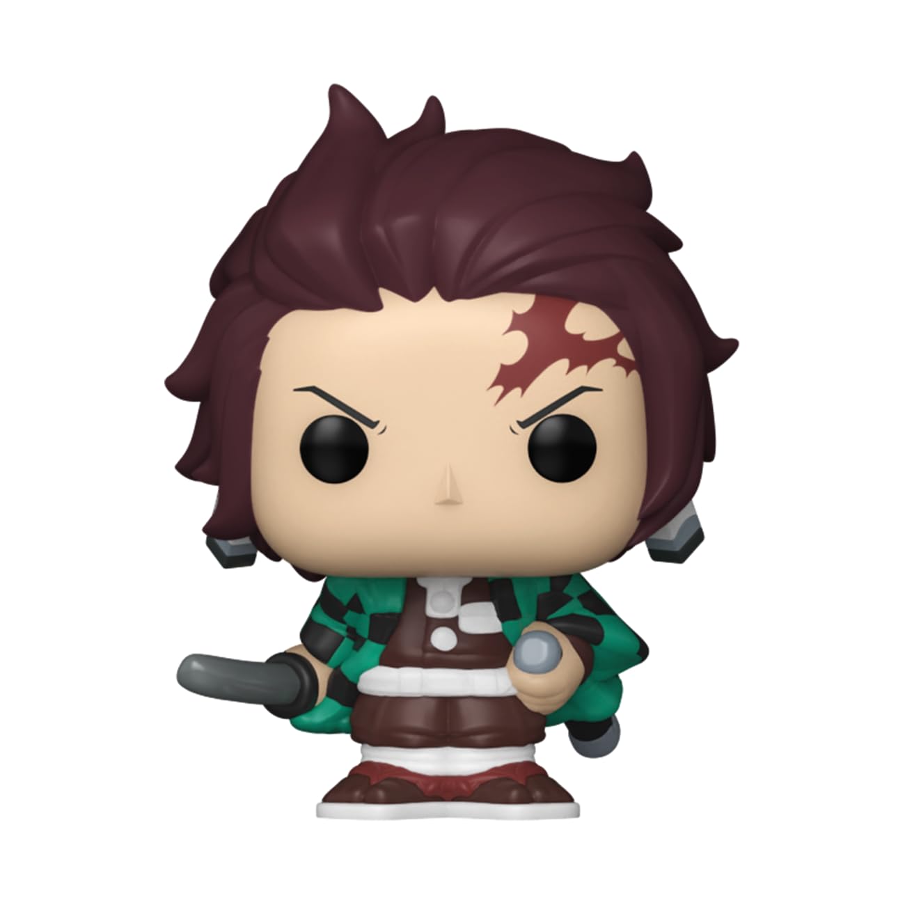 Funko Bitty POP! Demon Slayer- Tanjiro - 4 sztuki - 0,9 cala (2,2 cm) do kolekcjonowania - półka na wyświetlacz z możliwością układania w stos - pomysł na prezent - na torebki imprezowe - nakładka na