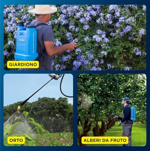 Matabi - Spruzzatore Manuale - Evolution 12 - Capacità 12 Litri - Acciaio Inossidabile - Varietà Di Ugelli - Per Uso Professionale - Ergonomia E Durata - Prodotto Prodotto In Ue - 3