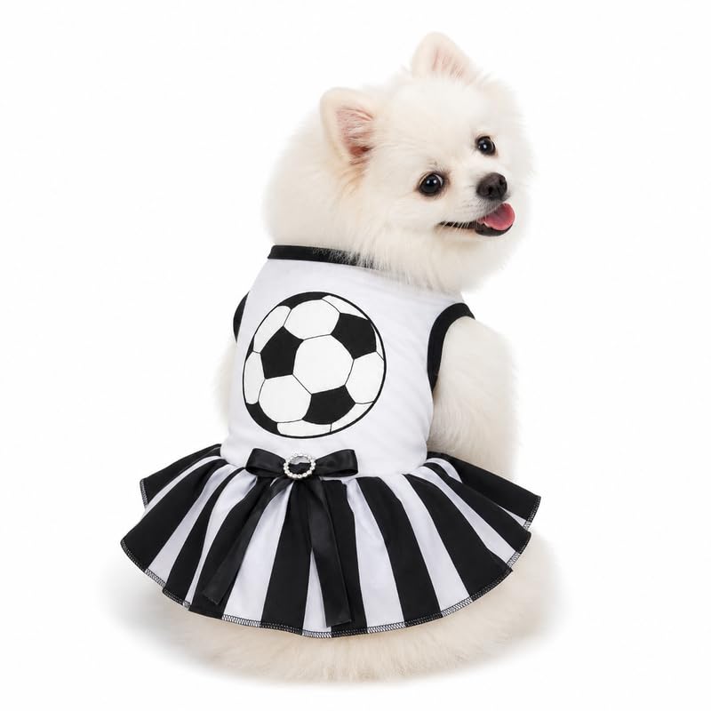 Vestido de fútbol XXXL para evitar rozaduras en perros grandes con estilo deportivo