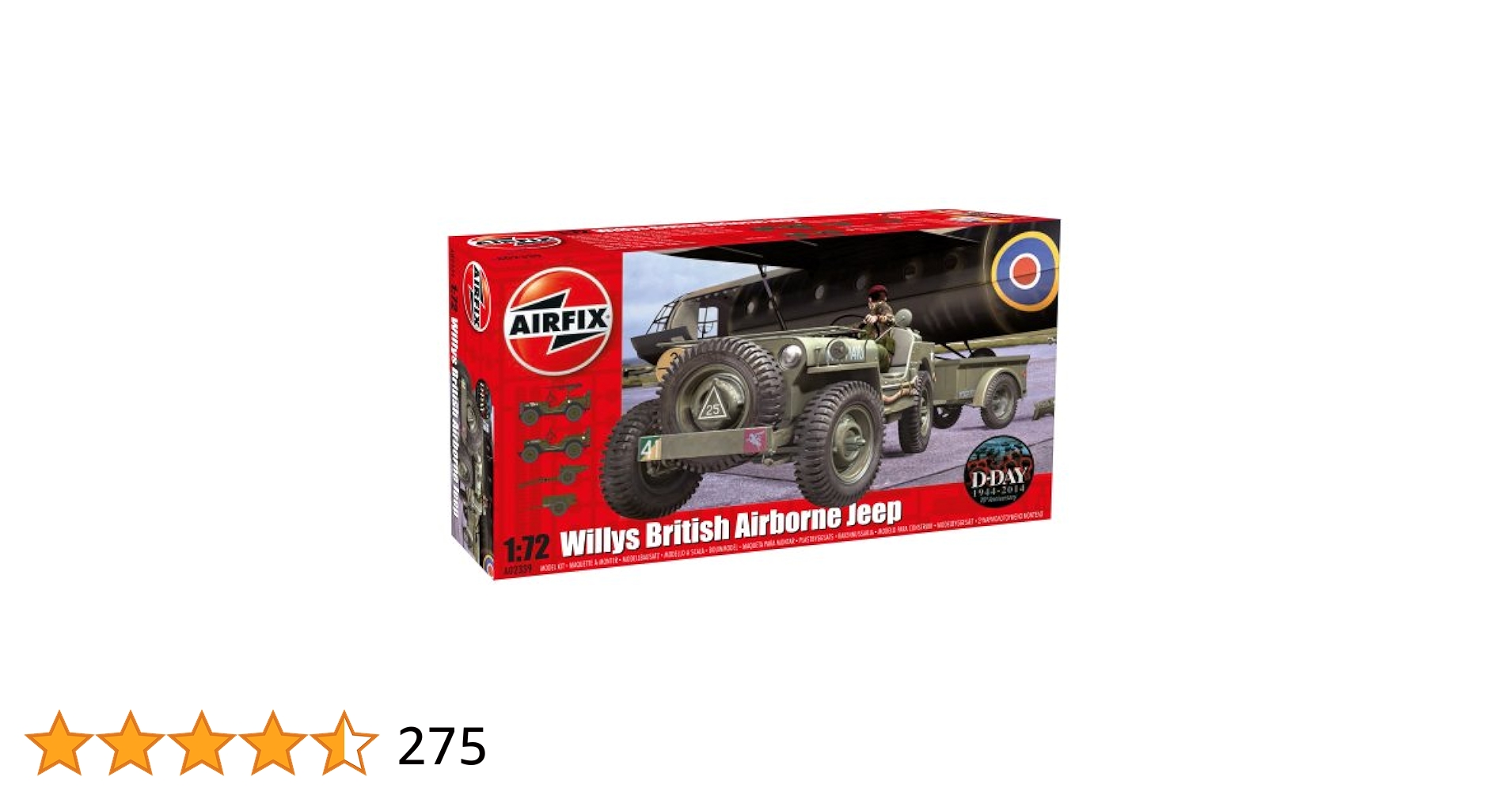 Amazon | エアフィックス 1/72 ウィリージープ トレーラー