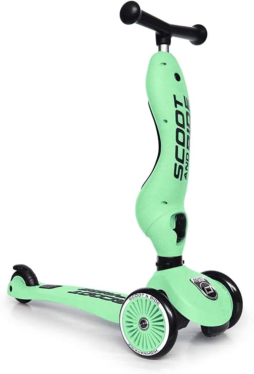 Scoot & Ride Unisex – Babys Highwaykick 1 Kickboard mit Sitz