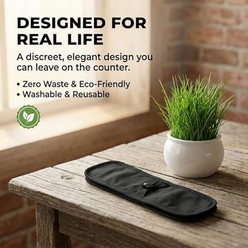 Image of Tampon Tribe - Reusable Menstrual Pads (2 Pack) - Zero Waste Organic Cotton Cloth - Washable, Leak Free, OdorFree, Toxin Free, Eco Friendly Sanitary Menstrual Pads for Women - Medium Absorbency