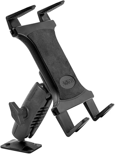 Arkon Soporte de tableta resistente - Soporte de base de taladro ajustable para automĂłviles tableros paredes escritorios camiones vehĂculos mesas y Arkon Soporte de tableta resistente - Soporte de base de taladro ajustable para automĂłviles tableros paredes escritorios camiones vehĂculos mesas y