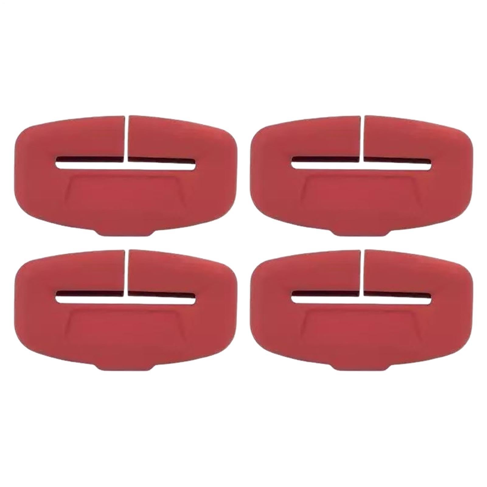 Seat Belt Buckle Cover | 4 Pieces Seat Belt Buckle Guard | Silicone Seats Belts Buckles Protective Cover Case | Seatbelts Lock Protector | Seats Strap Buckles Insert Protector for Auto Suv Rv Truck — view 8