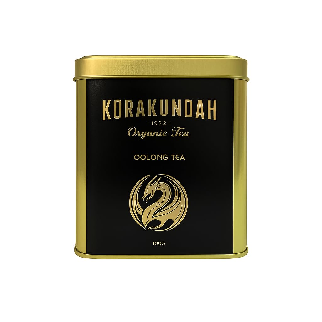 Korakundah Organic Oolong Tea | 100 g | High Grown Nilgiri Whole Leaf tea | Handcrafted Single Estate tea | 100% Natural